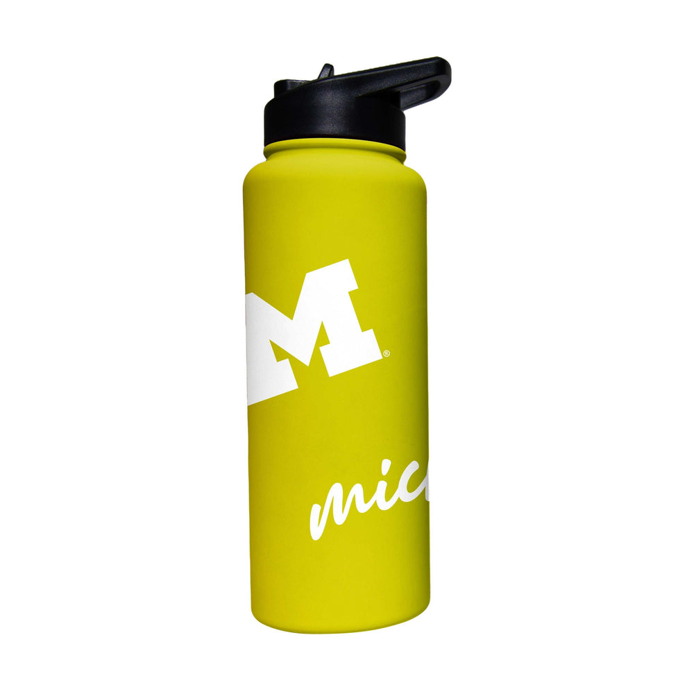 Michigan 34oz Cru Bold Soft Touch Quencher - Logo Brands - Flyclothing LLC