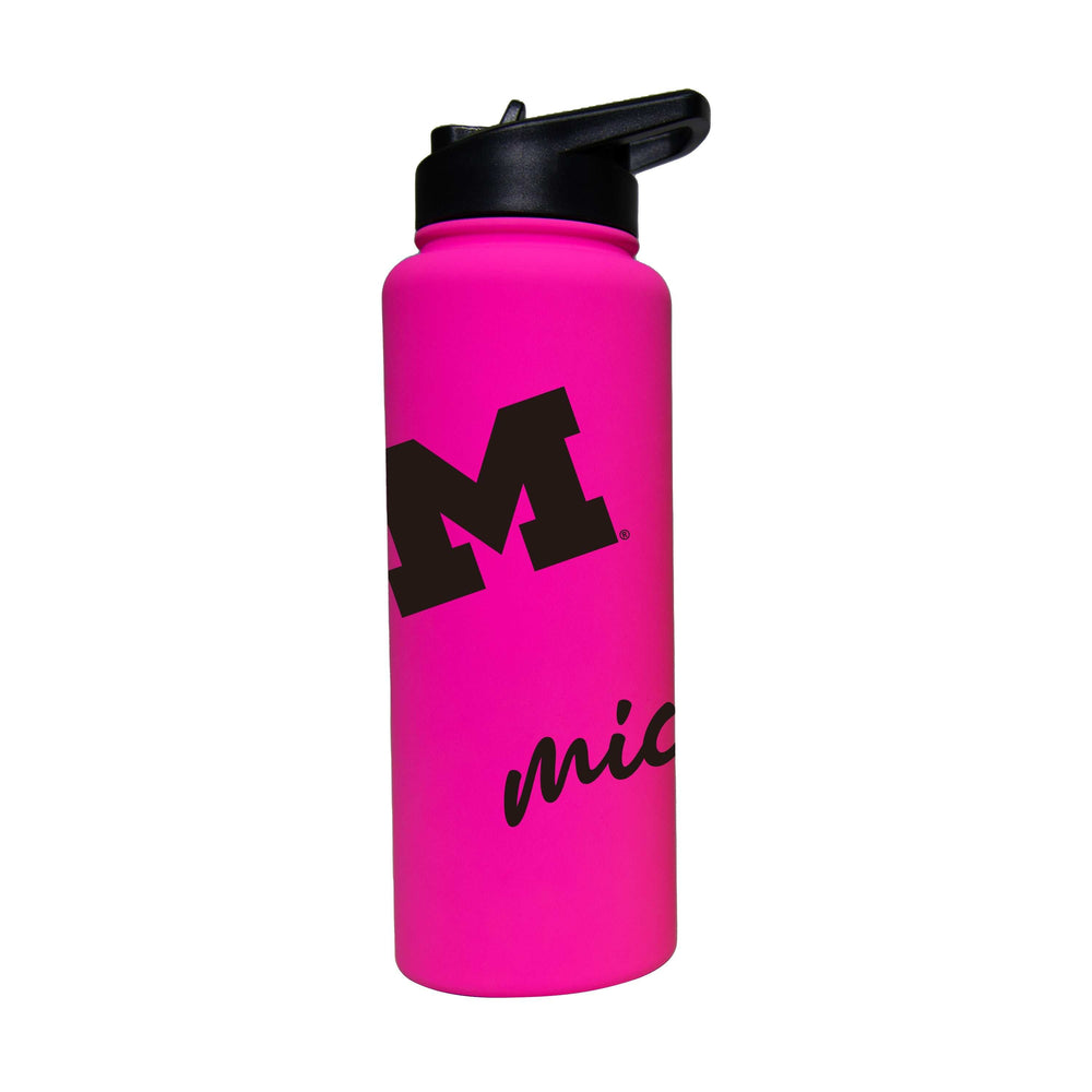 Michigan 34oz Electric Bold Soft Touch Quencher - Logo Brands - Flyclothing LLC