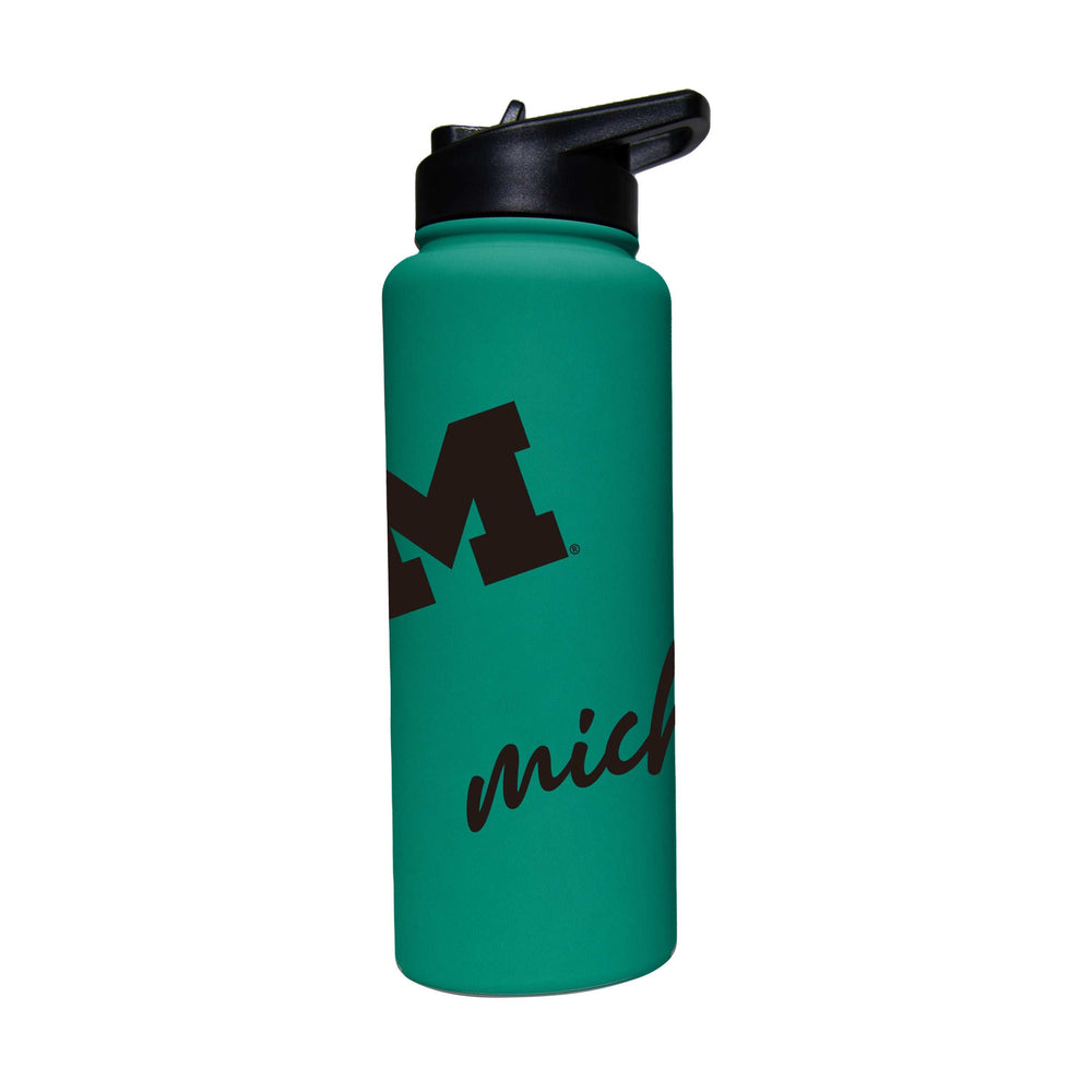 Michigan 34oz Optic Bold Soft Touch Quencher - Logo Brands - Flyclothing LLC