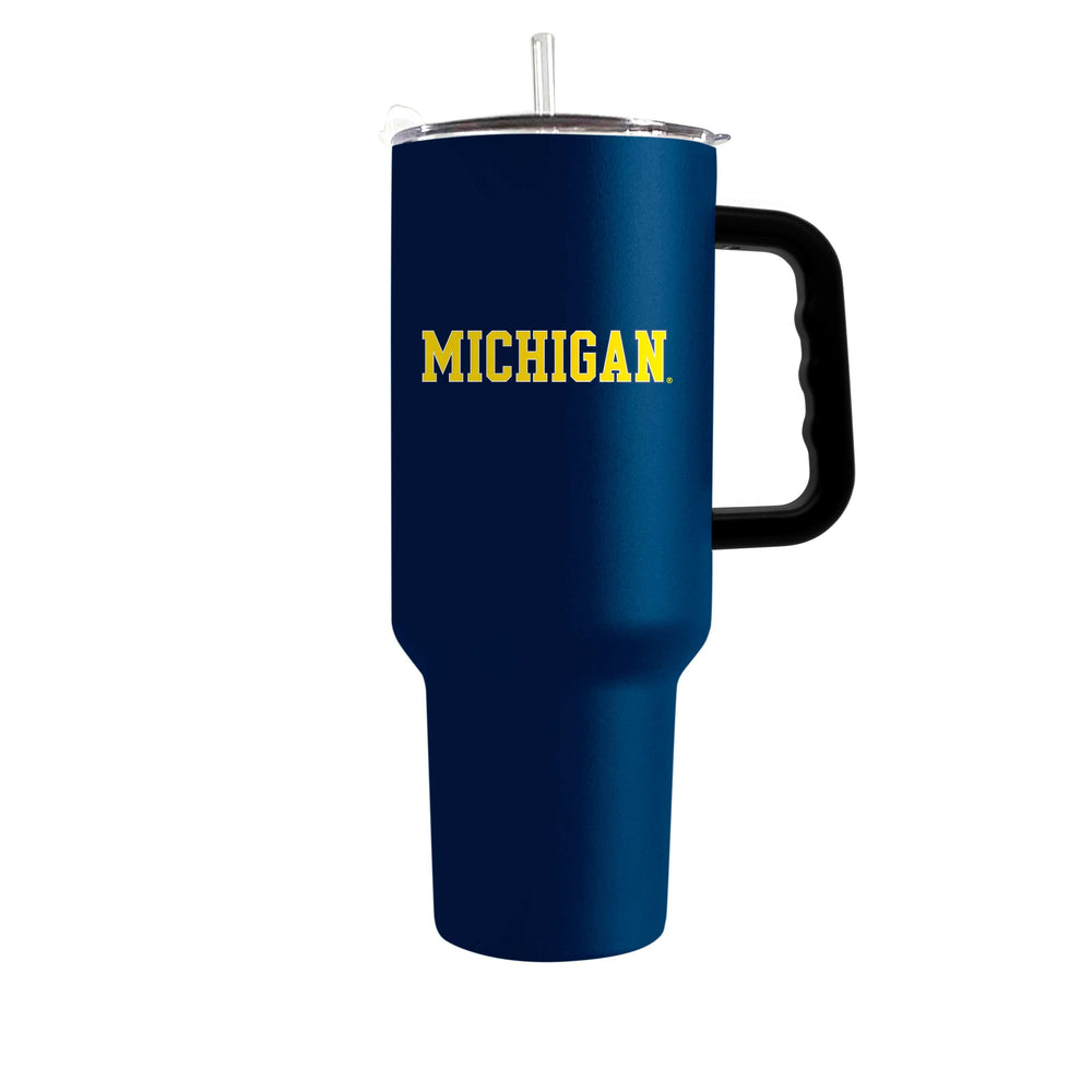 Michigan 40oz Flipside Powder Coat Tumbler - Logo Brands - Flyclothing LLC