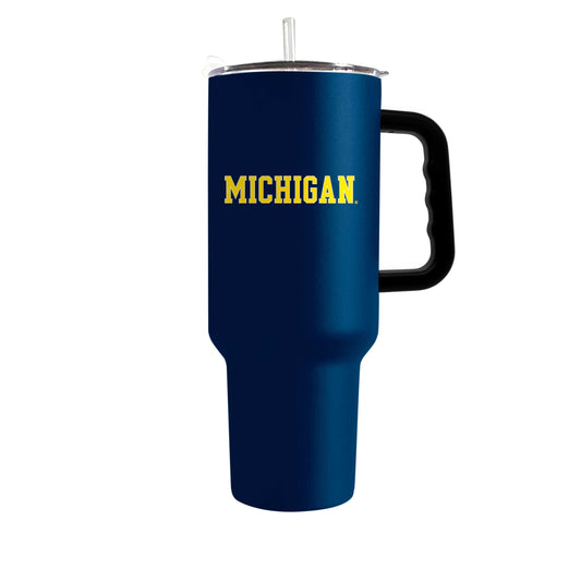 Michigan 40oz Flipside Powder Coat Tumbler - Logo Brands - Flyclothing LLC