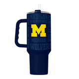 Michigan 40oz Replay Powder Coat Tumbler - Logo Brands - Flyclothing LLC