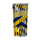 Michigan 20oz Flex Plastic Wall Stainless Tumbler - Logo Brands - Flyclothing LLC