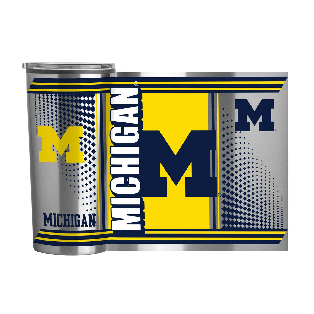 Michigan 20oz Hero Fusion Tumbler - Logo Brands - Flyclothing LLC