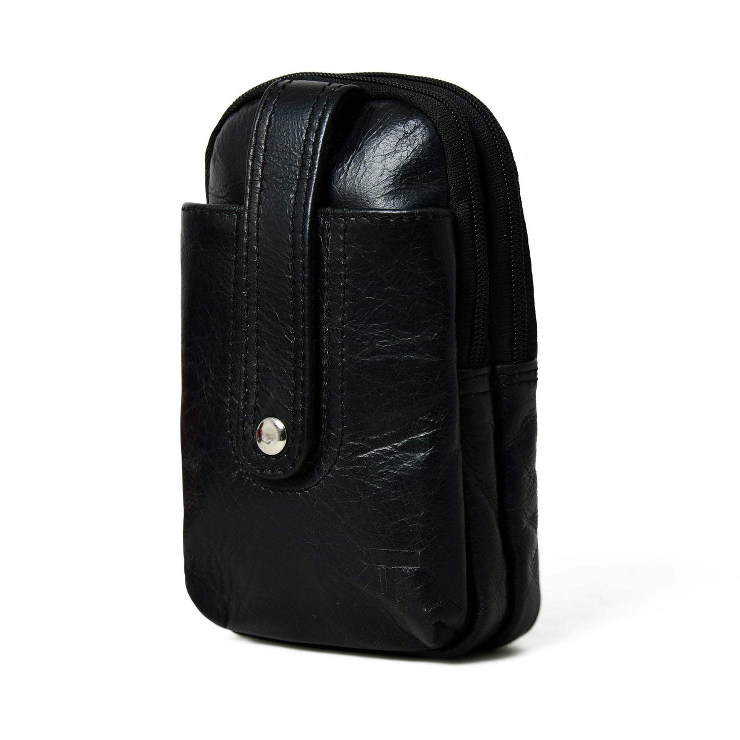 Jet-Set Organizer: Leather Phone Pouch - Classy Leather Bags - Flyclothing LLC