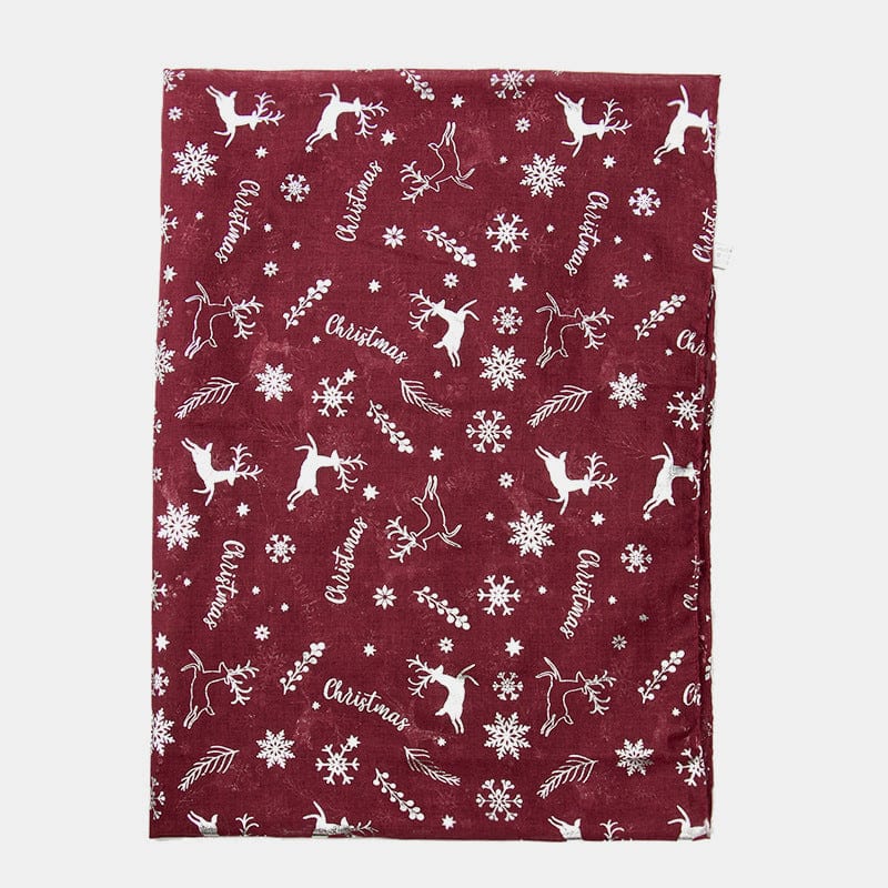 Christmas Element Polyester Scarf - Trendsi