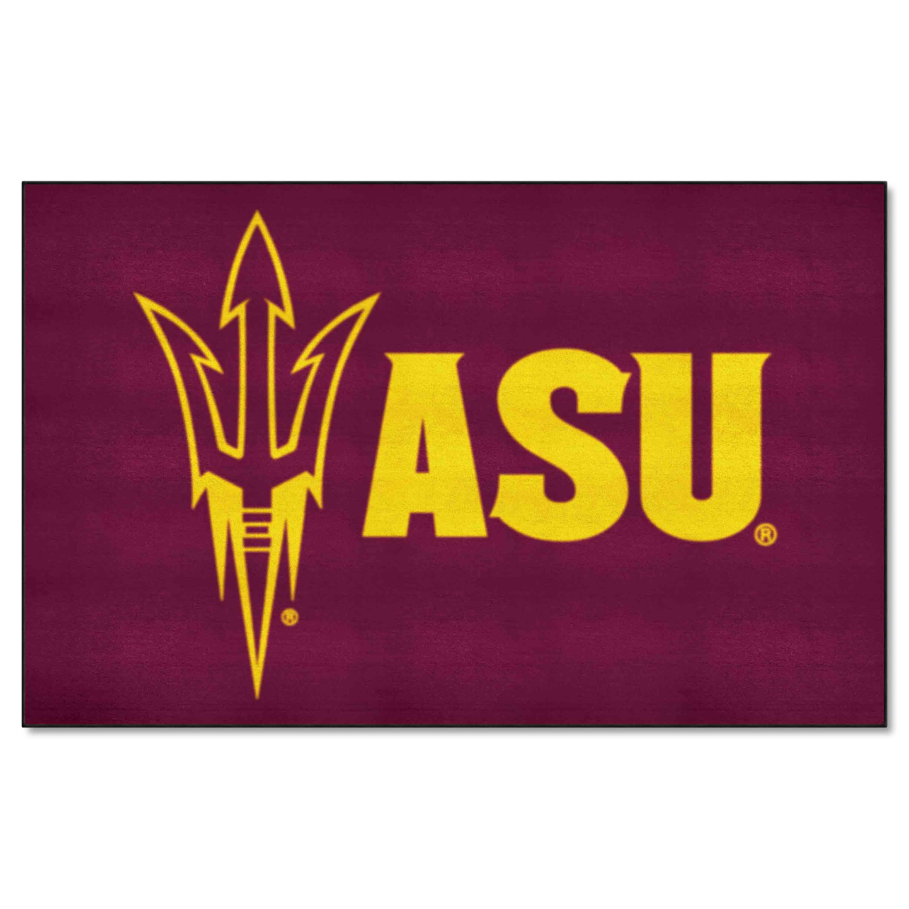Arizona State Sun Devils Ulti-Mat Rug - 5ft. x 8ft., Pitchfork Logo - Arizona State