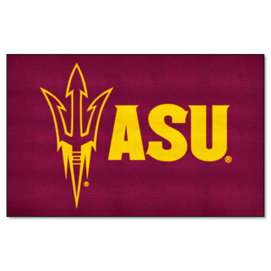 Arizona State Sun Devils Ulti-Mat Rug - 5ft. x 8ft., Pitchfork Logo - Arizona State