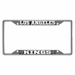 Los Angeles Kings Chrome Metal License Plate Frame, 6.25in x 12.25in - Los Angeles Kings