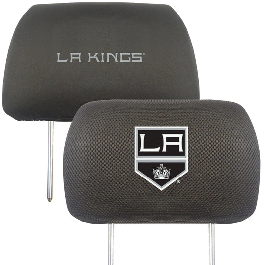 Los Angeles Kings Embroidered Head Rest Cover Set - 2 Pieces - Los Angeles Kings