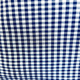 Rockmount Ranch Wear Women's Short Sleeve Navy Gingham Check Western Shirt - Rockmount Clothing - Flyclothing LLC