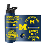 University of Michigan/Breaking T 34oz Native Quencher Bottle - Logo Brands - Flyclothing LLC