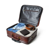Wanderer Leather Trolly Suitcase Bag - Classy Leather Bags - Flyclothing LLC