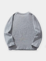 Children's Dinosaur Christmas Tree Graphic Long Sleeve T-Shirt - Trendsi - Flyclothing LLC