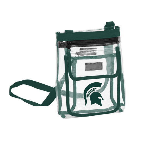 MI State Gameday Clear Crossbody - Logo Brands - Flyclothing LLC