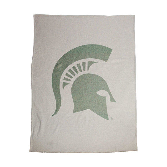 Michigan State Oversized Logo Sublimated Sweatshirt Blanket - Logo Brands - Flyclothing LLC