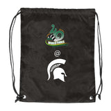 Michigan State University Black Cruise Backsack f/ World Finals Cobrand - Logo Brands - Flyclothing LLC