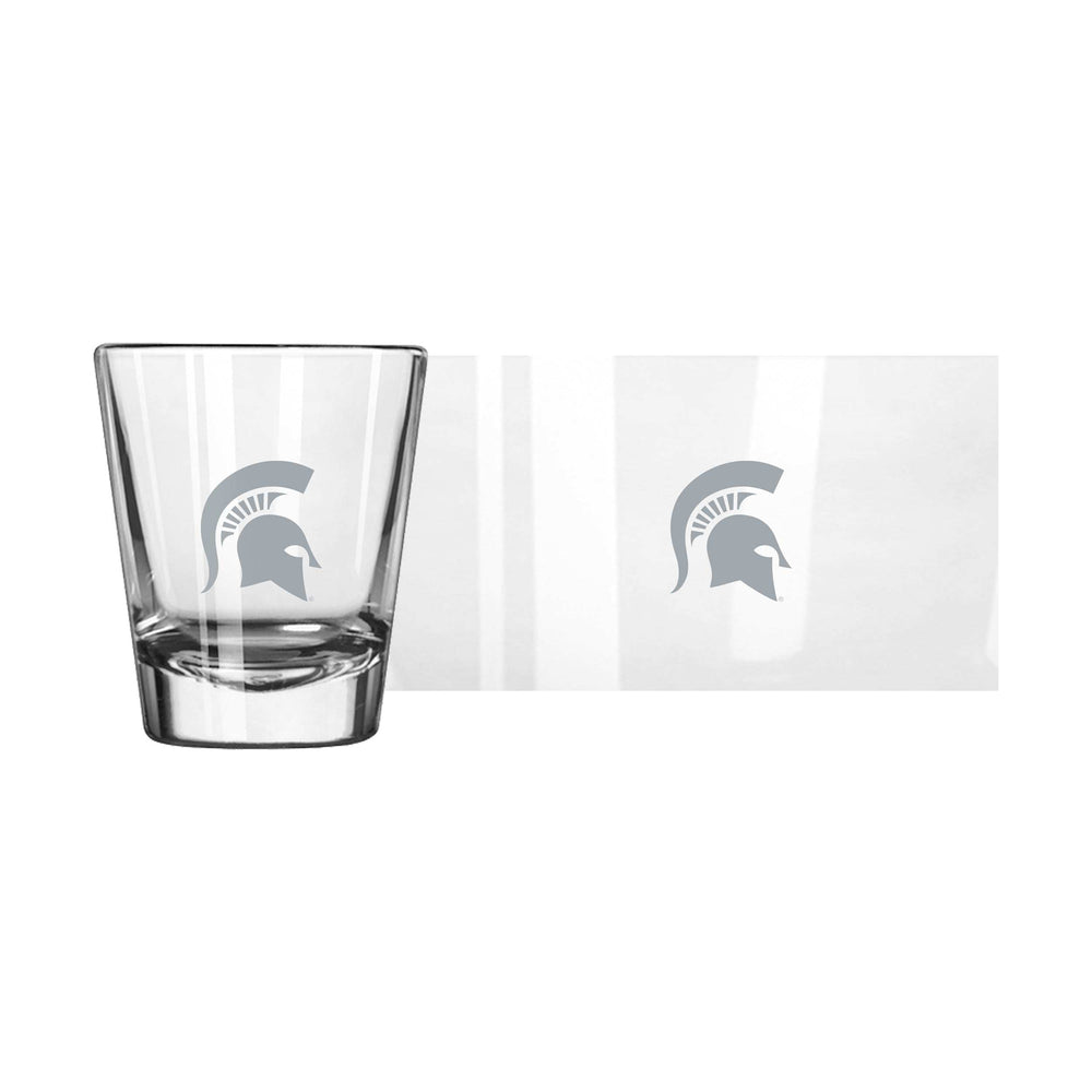 Michigan State 2oz Frost Shot Glass - Logo Brands - Flyclothing LLC