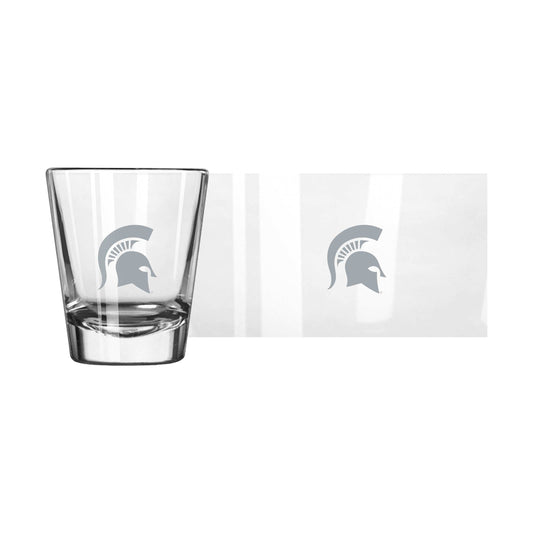 Michigan State 2oz Frost Shot Glass - Logo Brands - Flyclothing LLC
