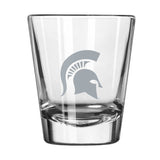 Michigan State 2oz Frost Shot Glass - Logo Brands - Flyclothing LLC