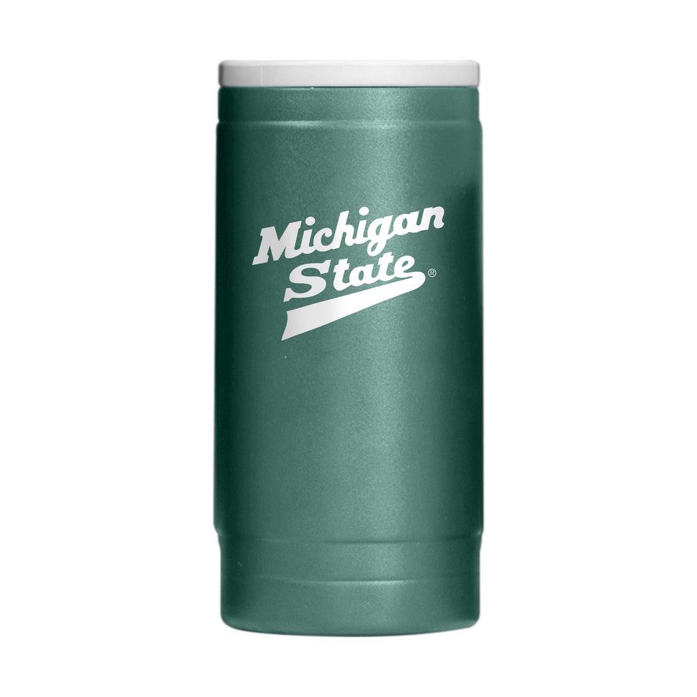 Michigan State Flipside Powder Coat Slim Can Coolie - Logo Brands - Flyclothing LLC