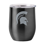 MI State 16oz Stainless Curved Beverage - Logo Brands - Flyclothing LLC