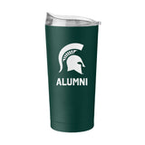 Michigan State Alumni 20oz Powder Coat Tumbler - Logo Brands - Flyclothing LLC