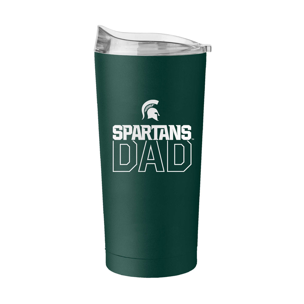Michigan State Dad 20oz Powder Coat Tumbler - Logo Brands - Flyclothing LLC