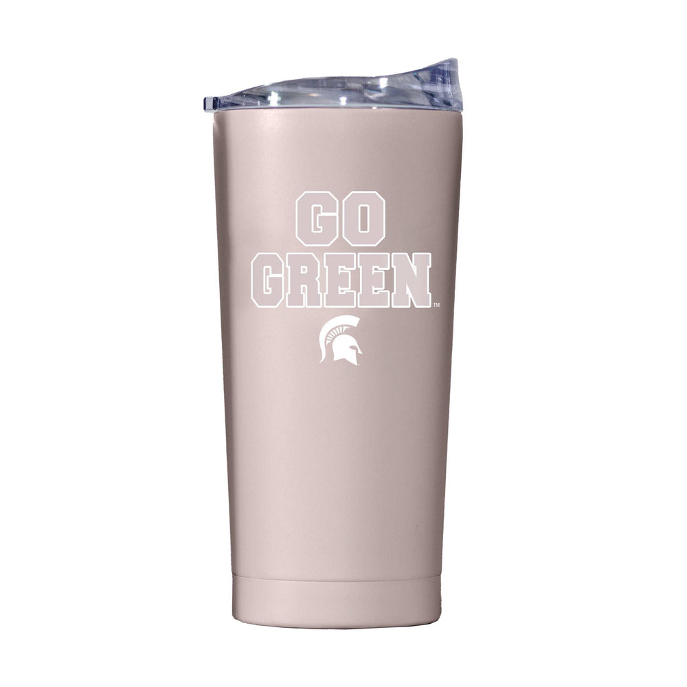 Michigan State 20oz Stencil Powder Coat Tumbler - Logo Brands - Flyclothing LLC