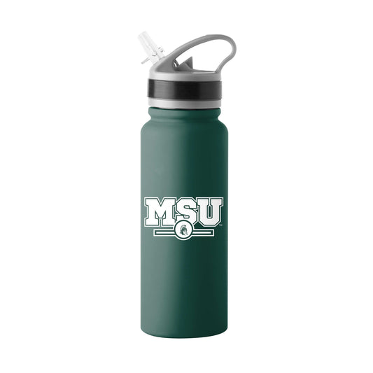 MI State 25oz Campus Color Letterman Stainless Single Wall Flip Top Bottle - Logo Brands - Flyclothing LLC