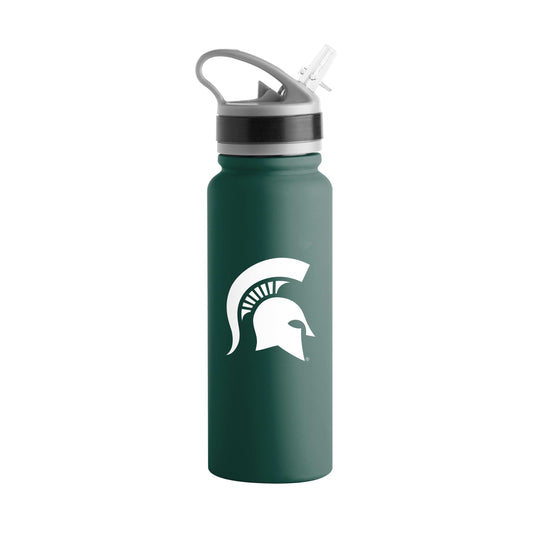 MI State 25oz Campus Color Letterman Stainless Single Wall Flip Top Bottle - Logo Brands - Flyclothing LLC