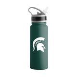 MI State 25oz Campus Color Letterman Stainless Single Wall Flip Top Bottle - Logo Brands - Flyclothing LLC