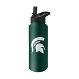 Michigan State 34oz Logo Quencher Bottle - Logo Brands - Flyclothing LLC