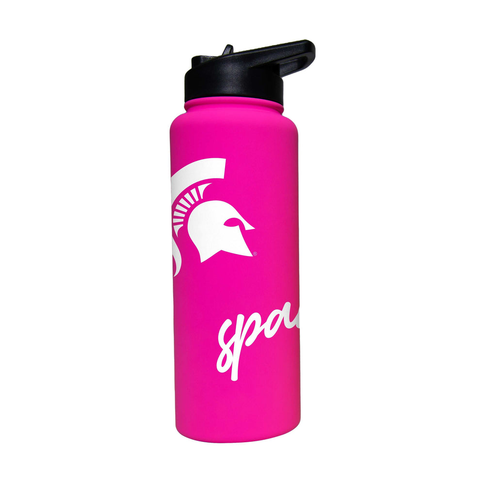 Michigan State 34oz Electric Bold Soft Touch Quencher - Logo Brands - Flyclothing LLC