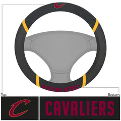 Cleveland Cavaliers Embroidered Steering Wheel Cover - Cleveland Cavaliers