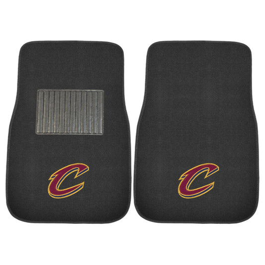 Cleveland Cavaliers Embroidered Car Mat Set - 2 Pieces - Cleveland Cavaliers