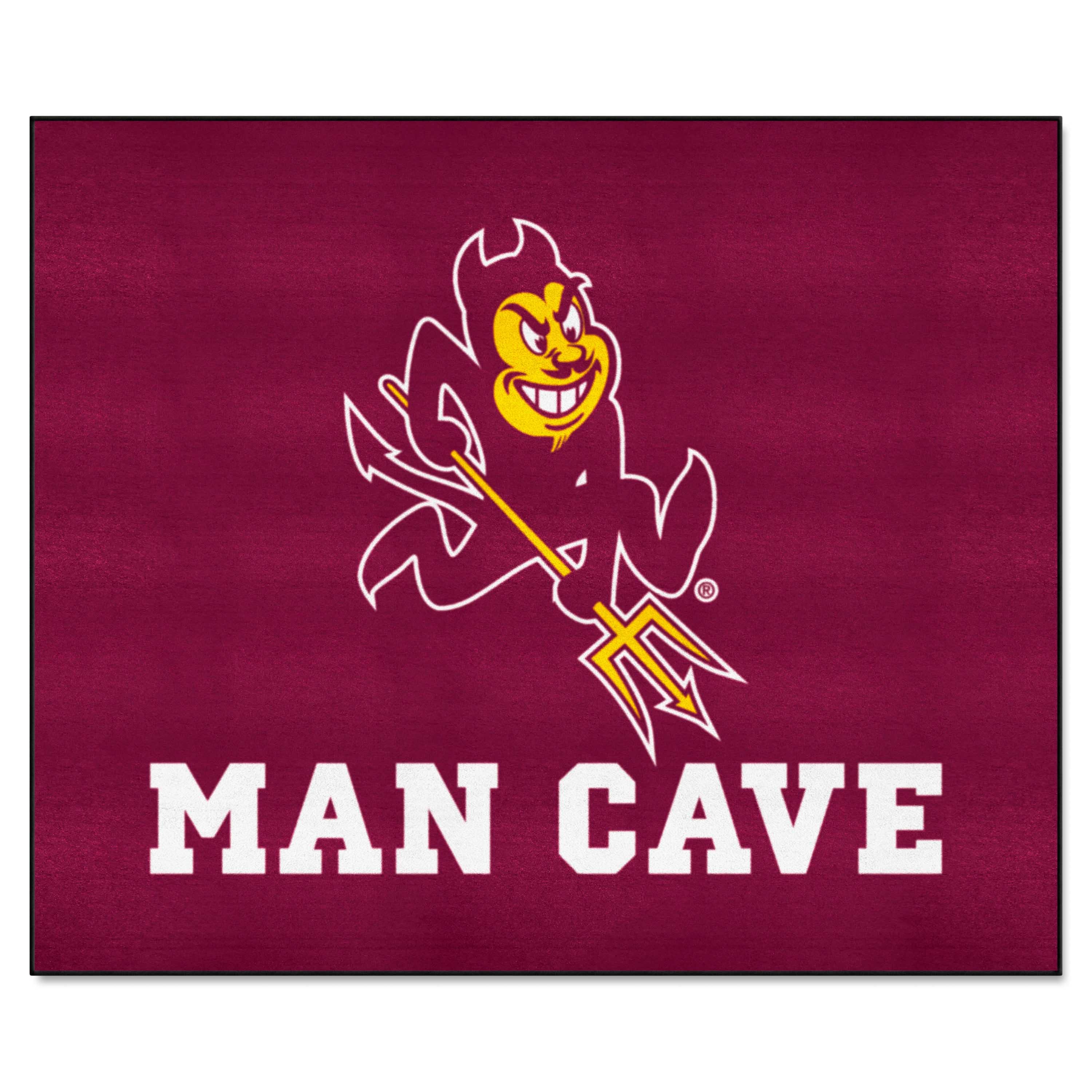 Arizona State Sun Devils Man Cave Tailgater Rug - 5ft. x 6ft., Sparky Logo - Arizona State