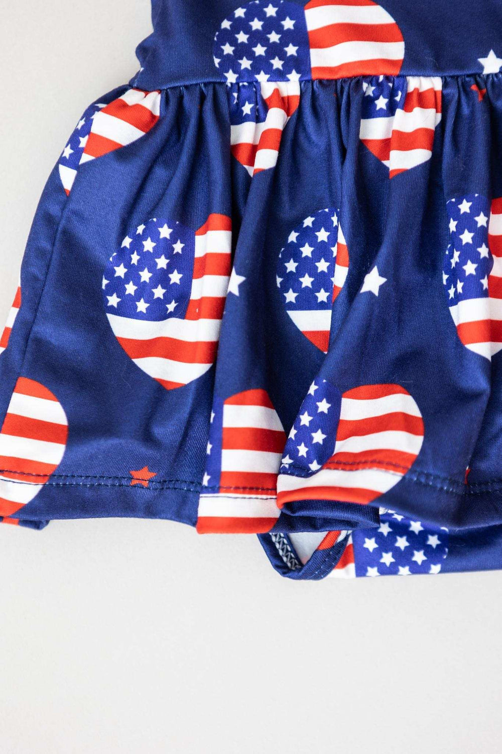 I Heart the USA S/S Twirl Bodysuit - Mila & Rose ® - Flyclothing LLC
