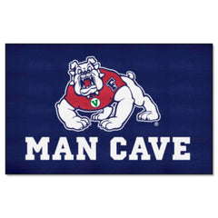 Fresno State Bulldogs Man Cave Ulti-Mat Rug - 5ft. x 8ft., Navy - Fresno State