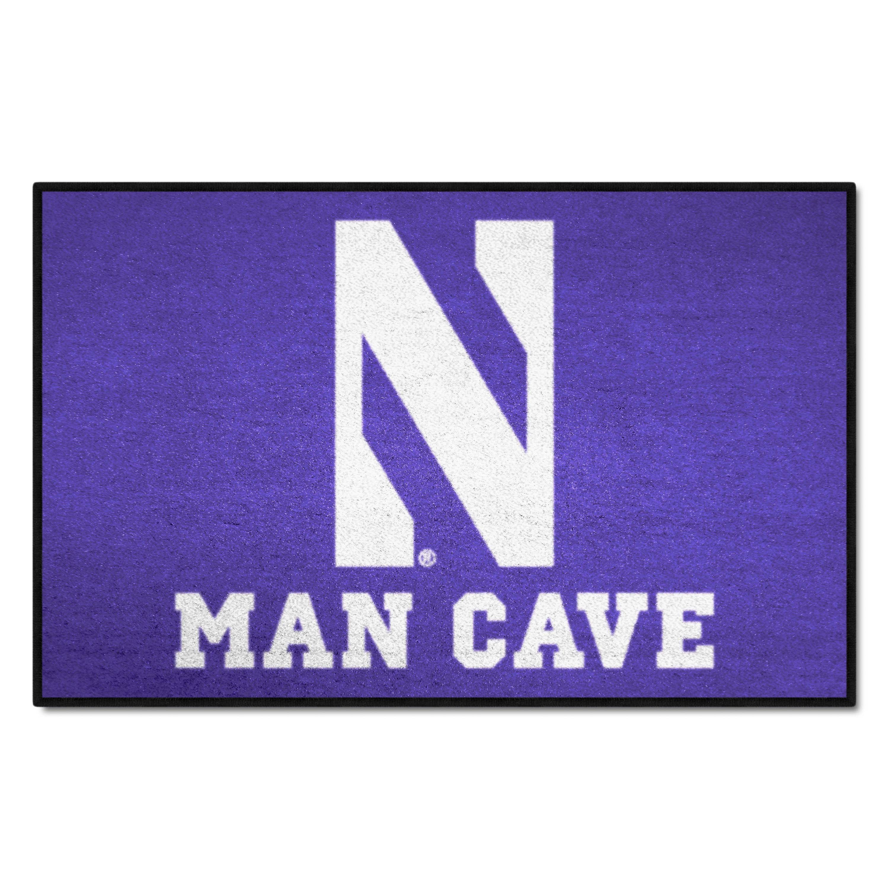 Northwestern Wildcats Man Cave Starter Mat Accent Rug - 19in. x 30in. - Northwestern
