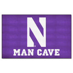 Northwestern Wildcats Man Cave Ulti-Mat Rug - 5ft. x 8ft. - Northwestern