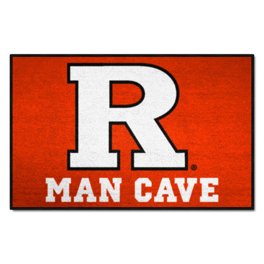 Rutgers Scarlett Knights Man Cave Starter Mat Accent Rug - 19in. x 30in. - Rutgers