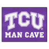Alfombra TCU Horned Frogs Man Cave All-Star - 34 pulgadas x 42,5 pulgadas