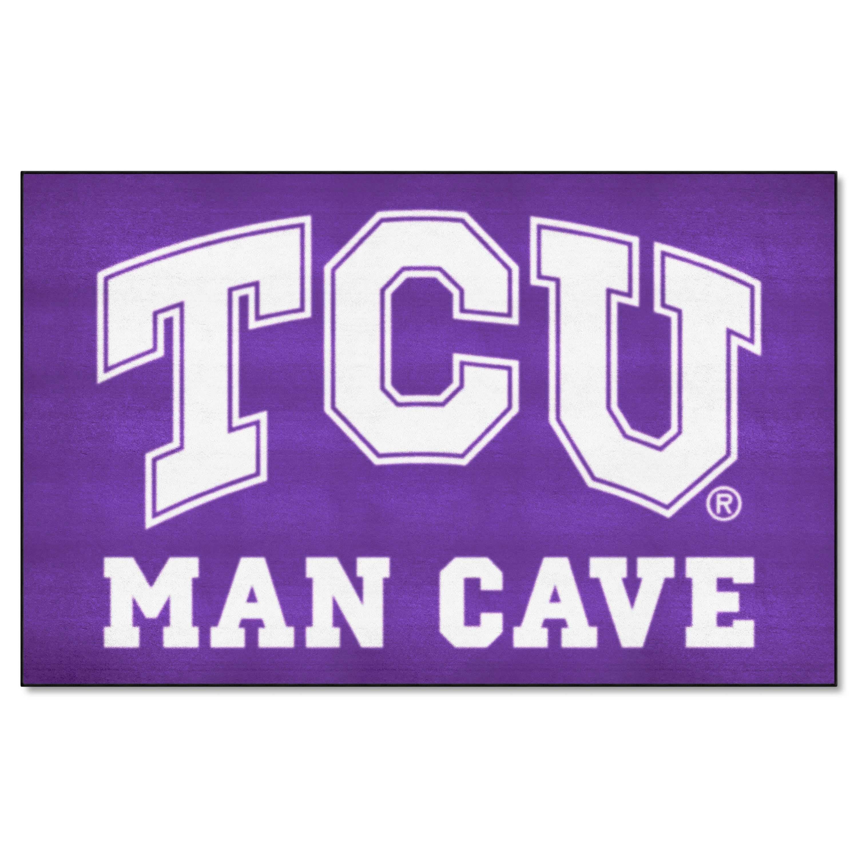 TCU Horned Frogs Man Cave Ulti-Mat Rug - 5ft. x 8ft.