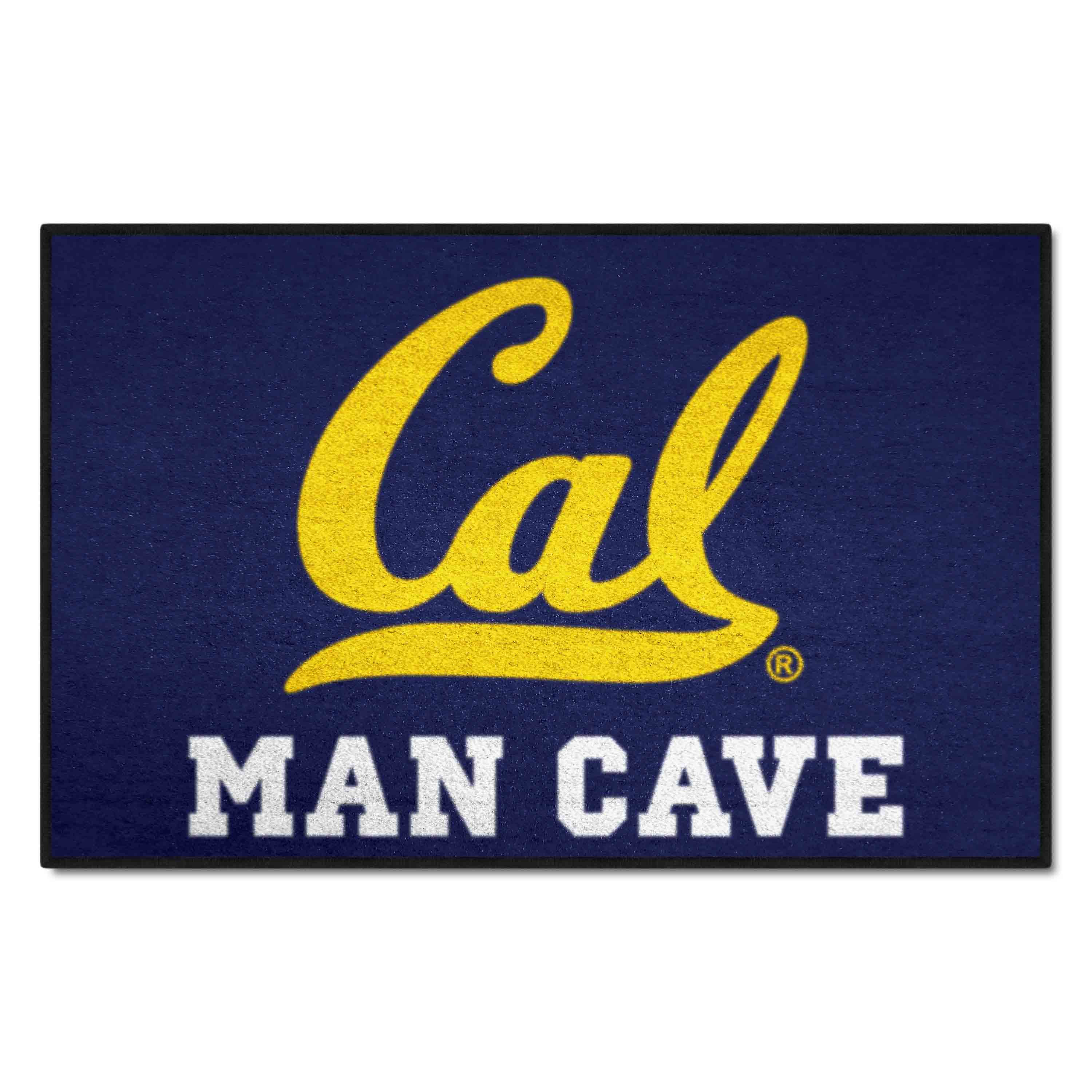 Cal Golden Bears Man Cave Starter Mat Accent Rug - 19in. x 30in. - Cal