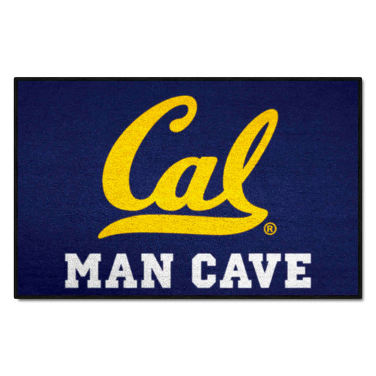 Cal Golden Bears Man Cave Starter Mat Accent Rug - 19in. x 30in. - Cal