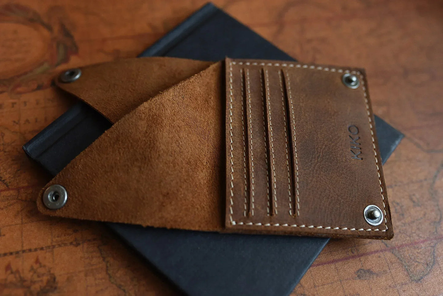 Wing Fold Card Case - Kiko Leather - Flyclothing LLC