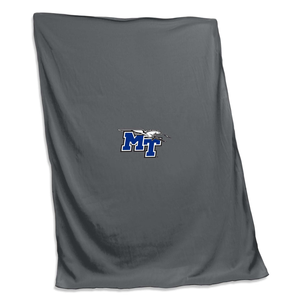 MTSU Charcoal Screened Sweatshirt Blanket - Logo Brands - Flyclothing LLC