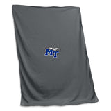 MTSU Charcoal Screened Sweatshirt Blanket - Logo Brands - Flyclothing LLC