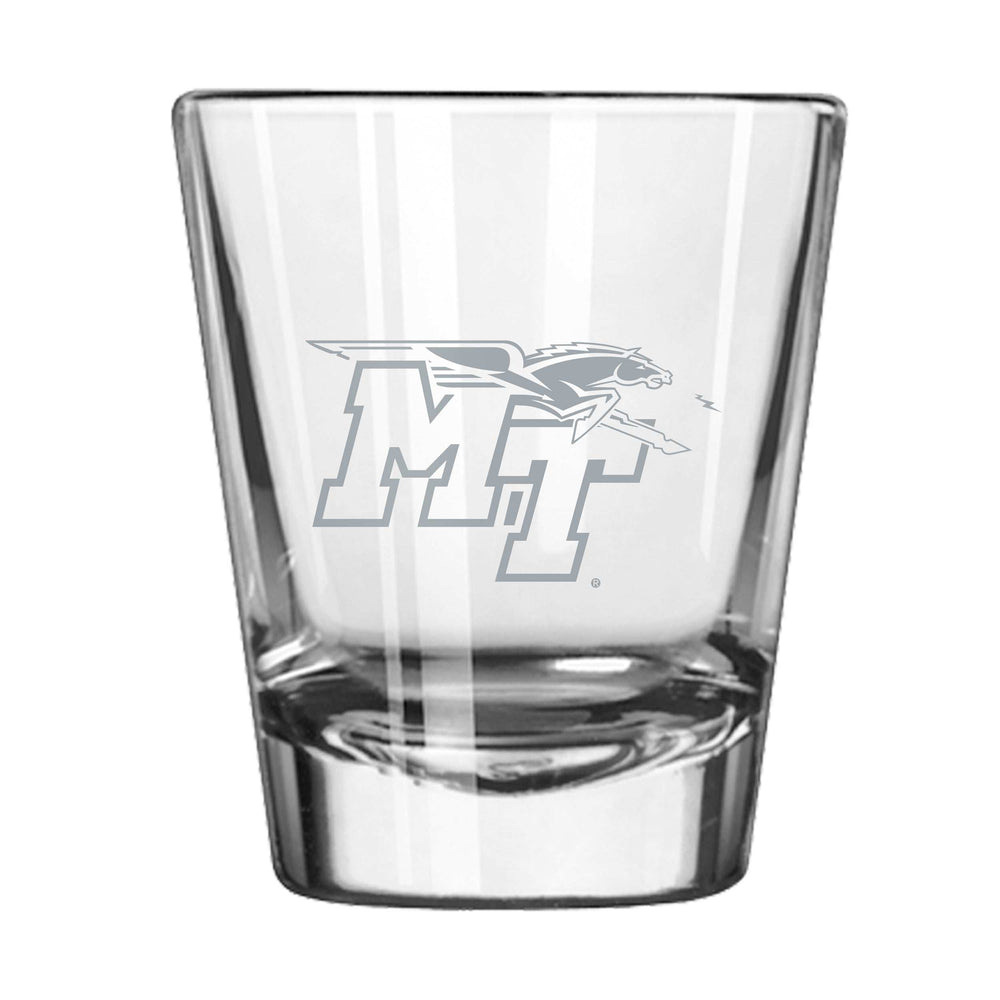 MTSU 2oz Frost Shot Glass - Logo Brands - Flyclothing LLC